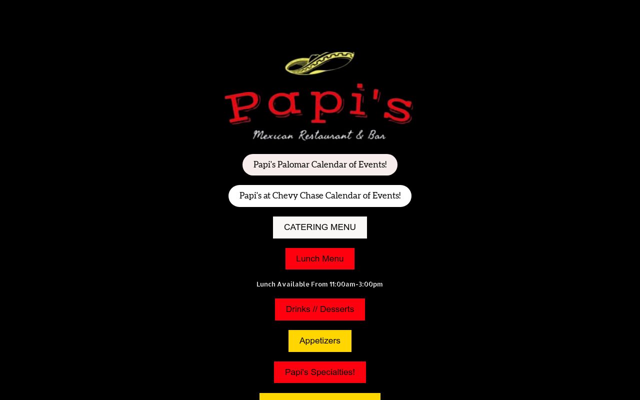 Papi's Mexican Restaurant and Bar restaurant logo - View nutrition facts, calories, and macros for menu items at 818 Euclid Ave, Lexington, KY 40502